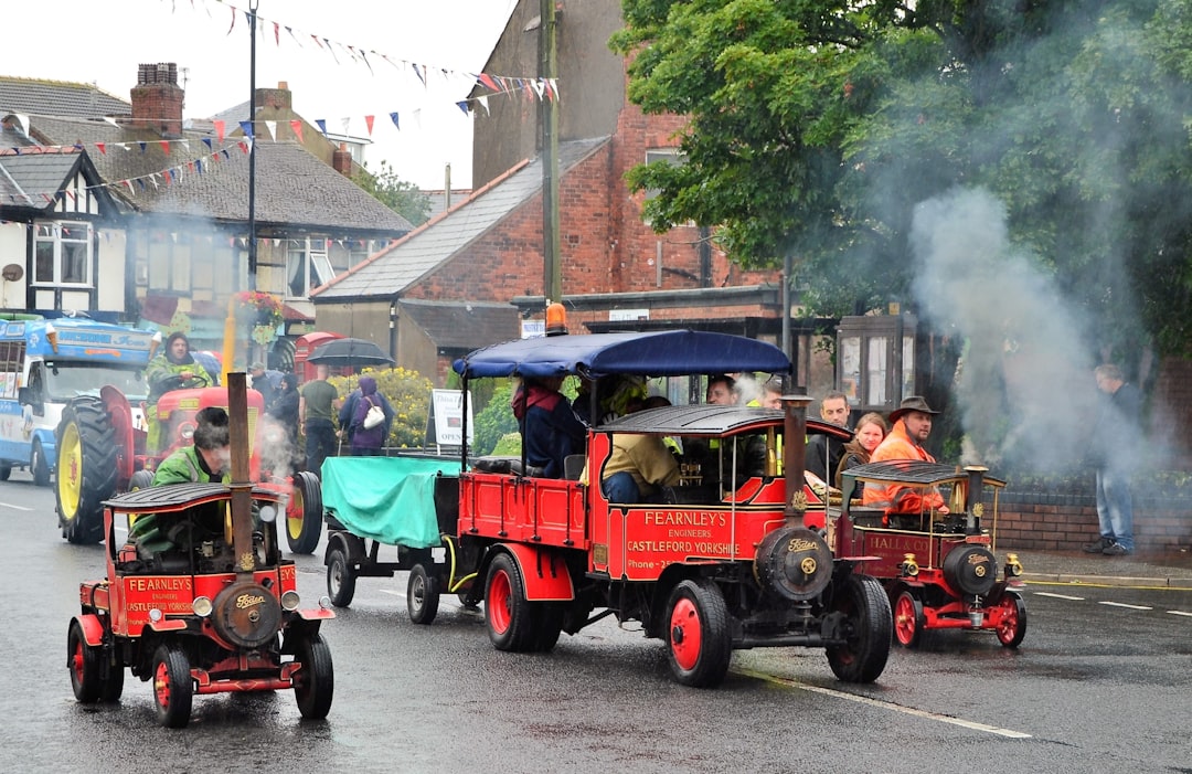 gallery-03 Traction and Steam Engine Transportation in the annual gala event parade through the village. These little engines make a regular appearance at most types of occasions in the local area.